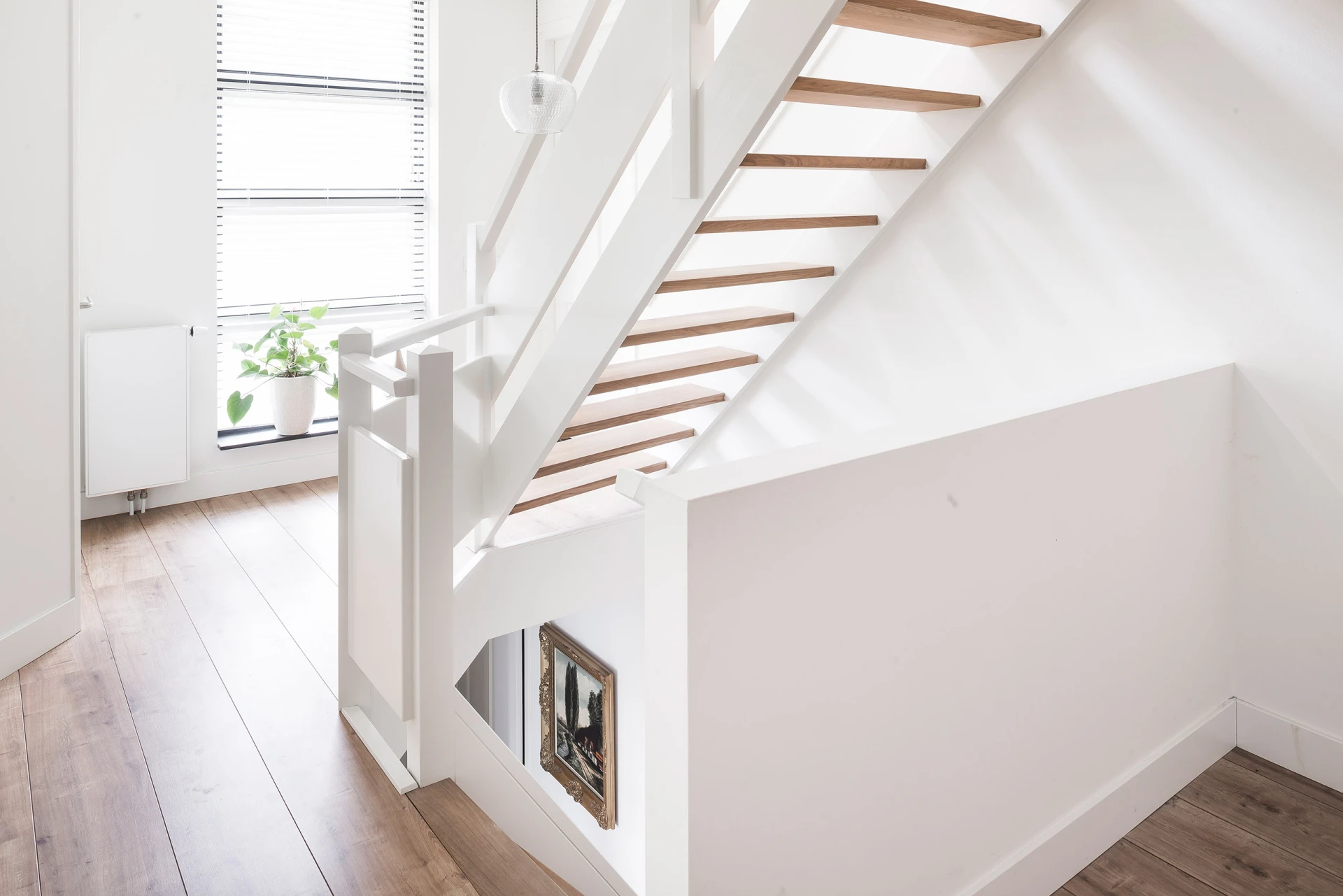 Maatwerk open trap in Vathorst Trappen